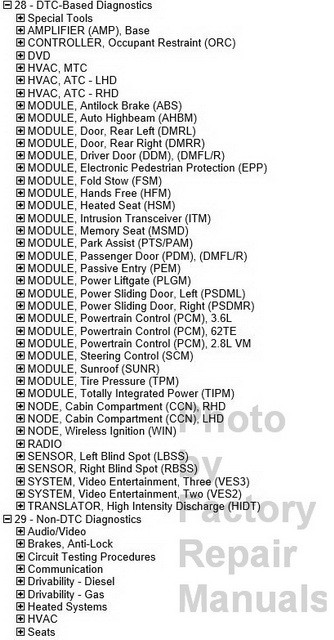 2013 grand caravan repair manual