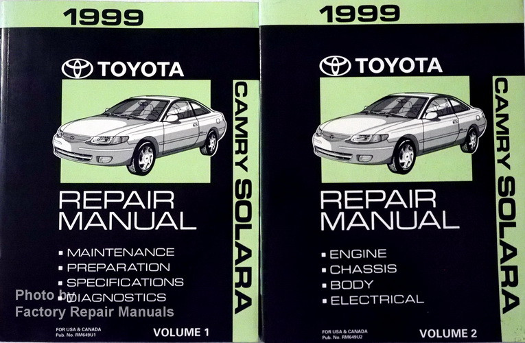 1999 Toyota Solara Repair Manual - Data SET