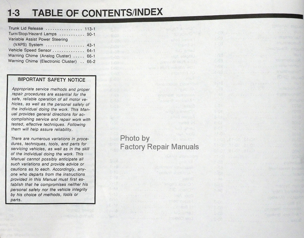 Ford motor company warranty and policy manual #6