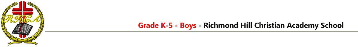 Richmond HILL Christian Academy School Uniforms - K-5 - Boys