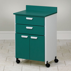 Clinton Mobile Treatment Cabinet with 2 Doors 2 Drawers ...