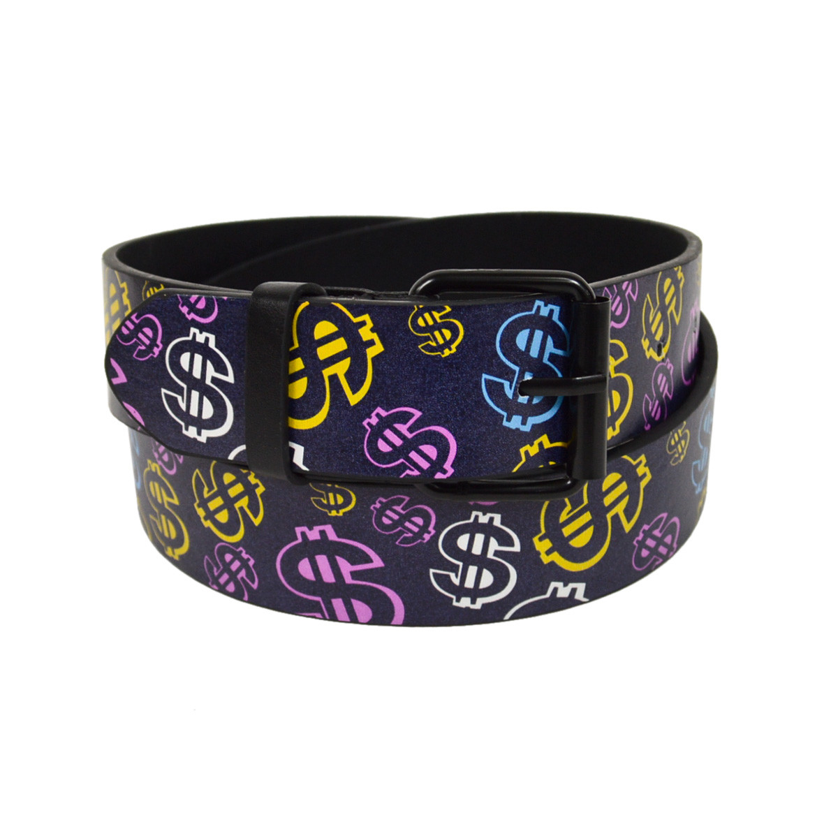 12pc Men's Dollar Sign Buckle Belts