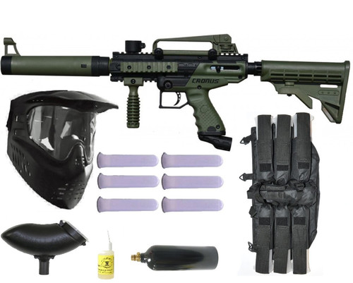 Tippmann Cronus Tactical Paintball Gun Mega Set - Olive - Paintball ...