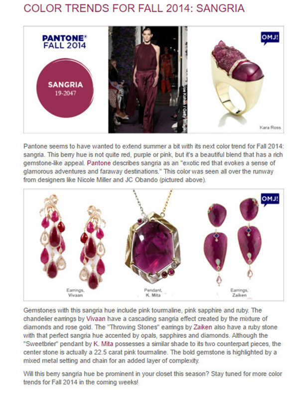 Keiko Mita's Sweetbriar Pendant from K.Mita Design | JIC Blog: Oh My Jewelry