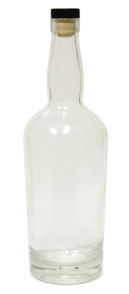 750ml glass liquor bottle case of 6