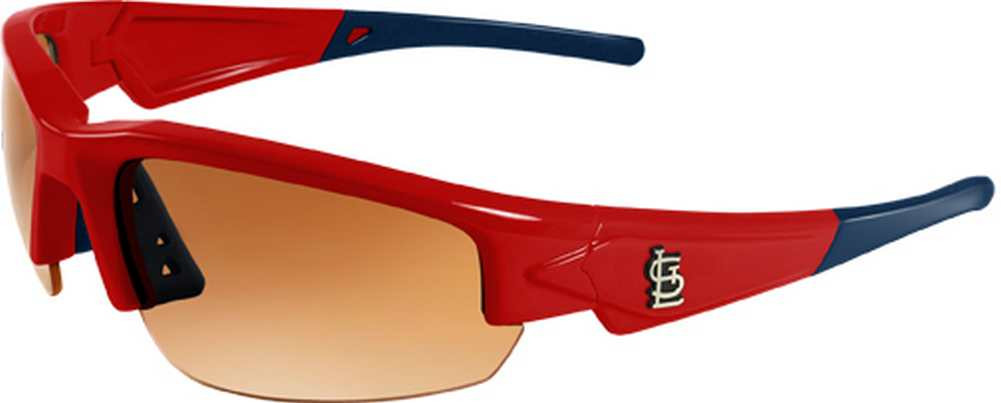 Maxx HD MLB Dynasty 2.0 St. Louis Cardinals Sunglasses Blue w/ Red Max-Cardinals - Sports Diamond