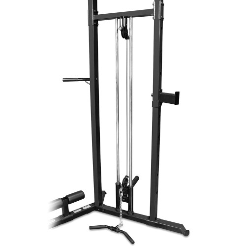 Marcy Olympic Multi-Purpose Strength Training Cage with Pull Up Bars/Adjustable Bar Catchers and Pulley SM-3551 
