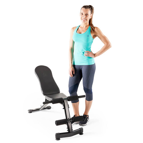 Model with the Marcy Multi-Purpose Bench SB-228