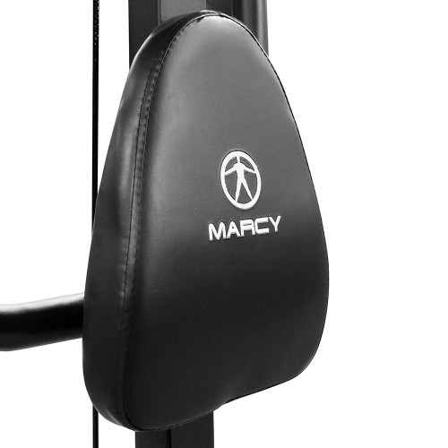 The Power Tower Marcy TC-3508 has thick back padding for extended intense vertical knee raises