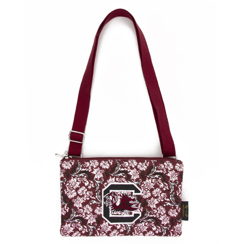 South Carolina Gamecocks Quilted Cotton Crossbody Purse