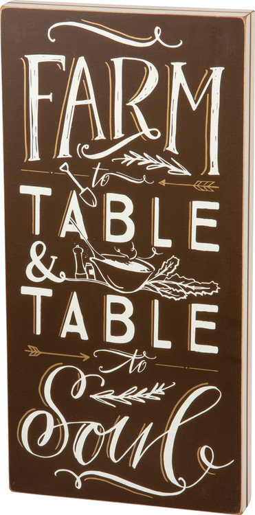 Box Sign - Farm To Table