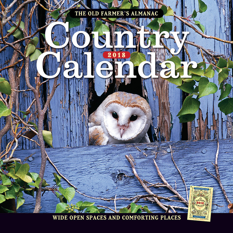 The 2018 Old Farmer's Almanac Country Calendar