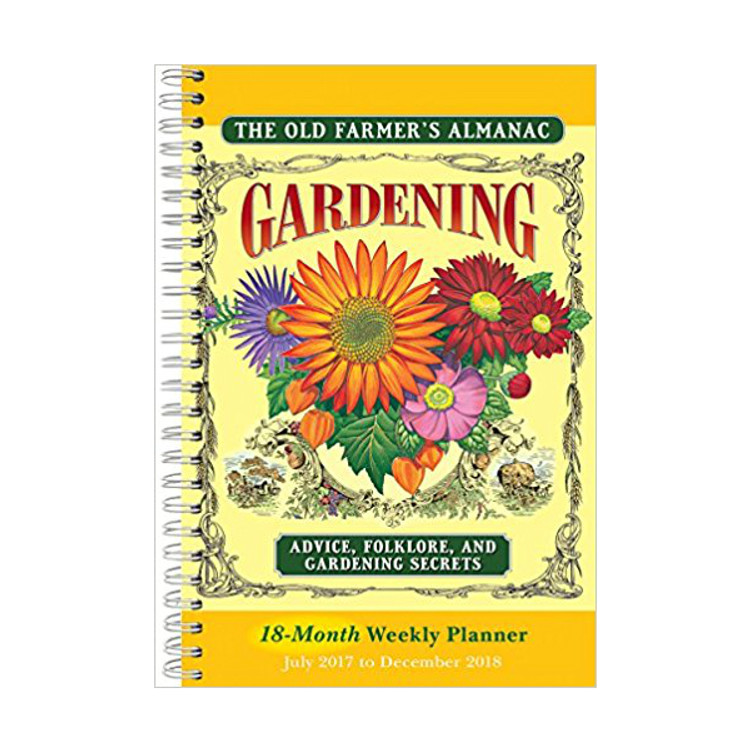 The Old Farmer’s Almanac Gardening-Themed 18-Month Weekly Planner
