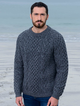 Aran Sweater, Fisherman Sweater, Cable Knit Sweater Men