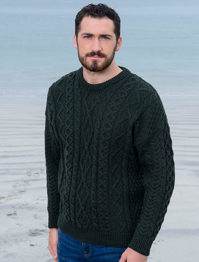 Cable Knit Sweater Mens, cable sweater men | Aran Sweater Market