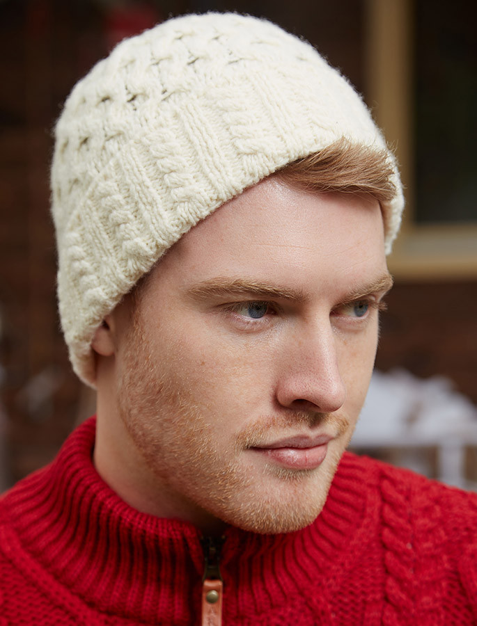 aran wool hats