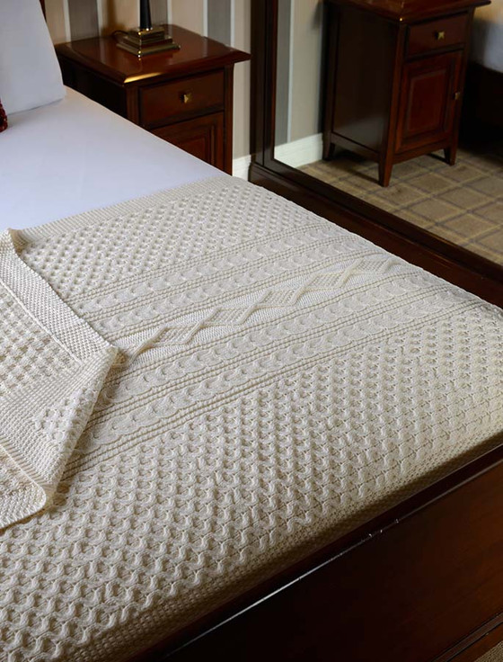 Flynn Clan Throw, Wool Throw, Irish Throw, Throw Over, Sofa Throw