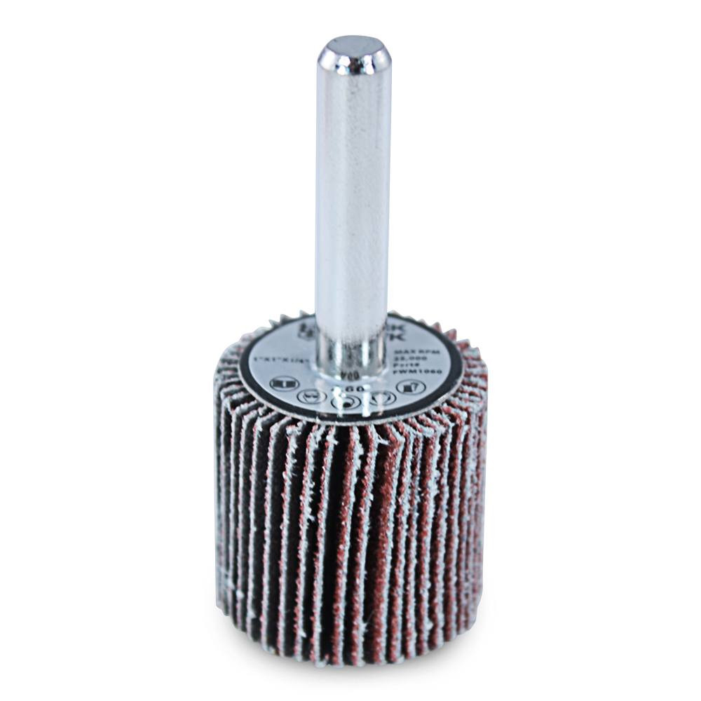 1” x 1” x 1/4” Shank Aluminum Oxide Mounted Flap Wheel