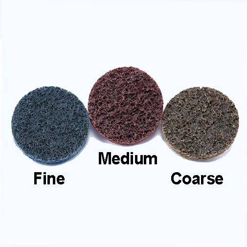 2 quot roloc type surface conditioning scotch brite disc pads sanding grit chart
