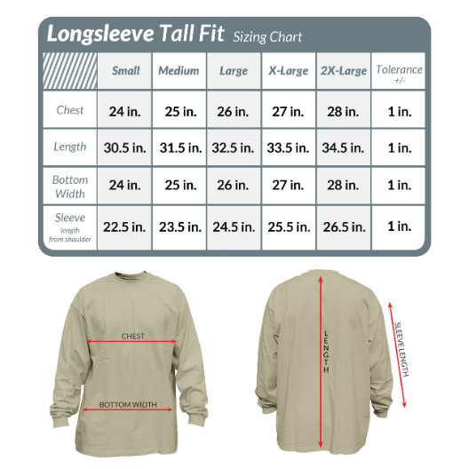 T-Shirt Sizing and Buyer Guide | Heavy T shirts