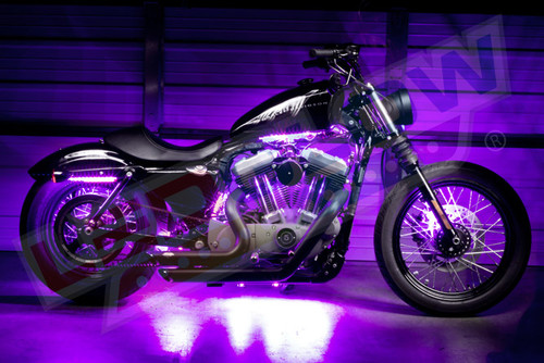 LEDGlow Advanced Purple SMD LED Motorcycle Accent Lighting Kit