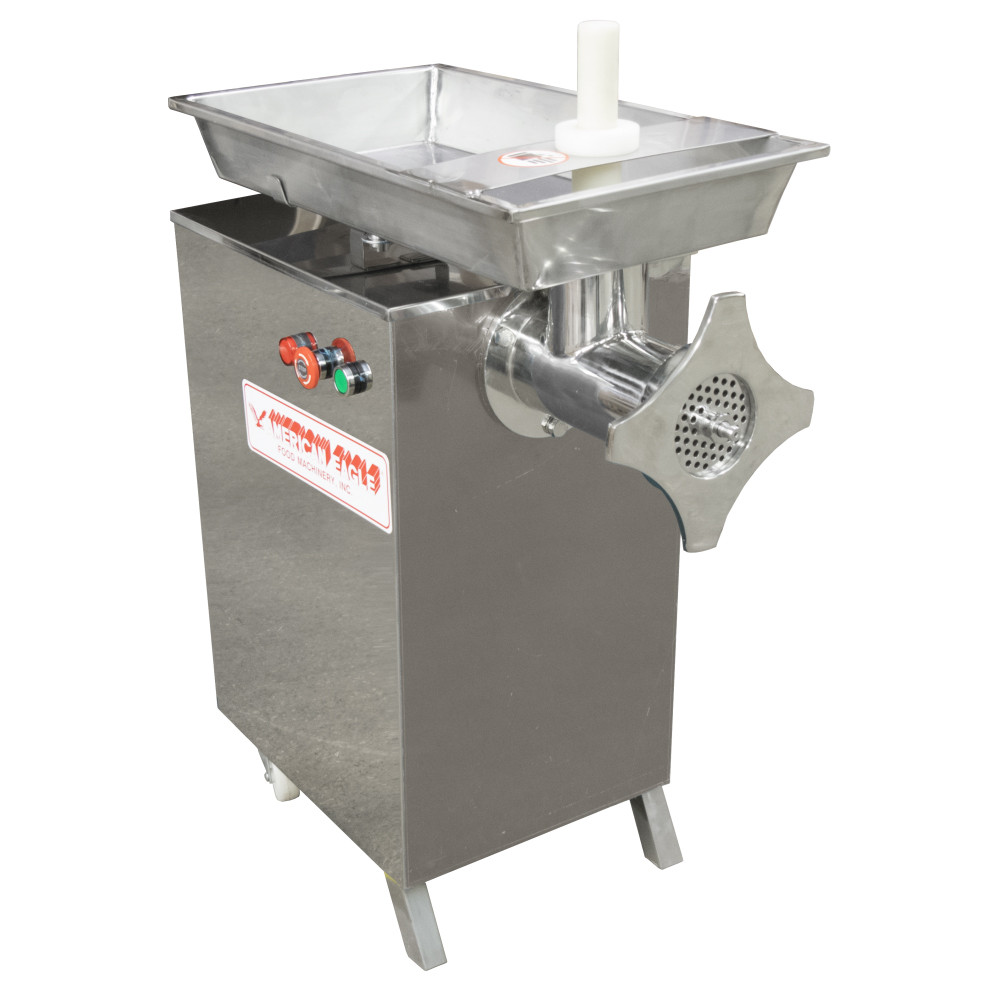 American Eagle AEG32N 2HP 32 Floor Standing Stainless Steel Meat Grinder Pro Restaurant