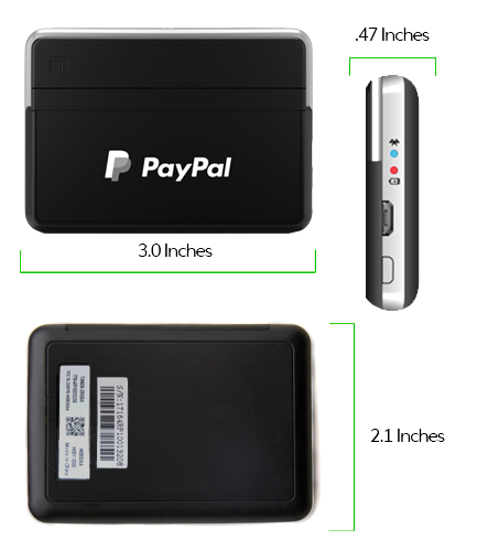 PAYPAL Here Mobile Credit Card Reader 4027 Smartphone Android IOS iPhone iPad for sale online 