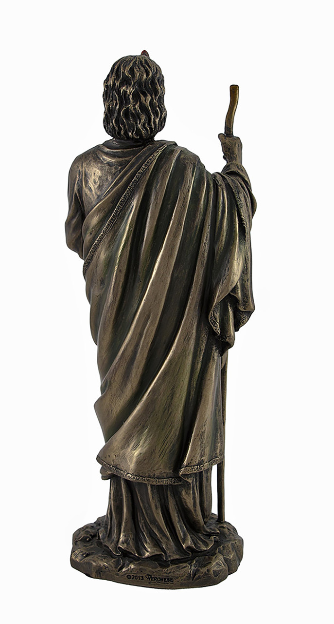 Bronzed St. Jude Statue 8 In. - Zeckos