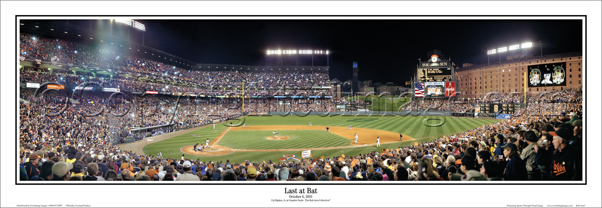 BASEBALL POSTER Orioles Camden Yards