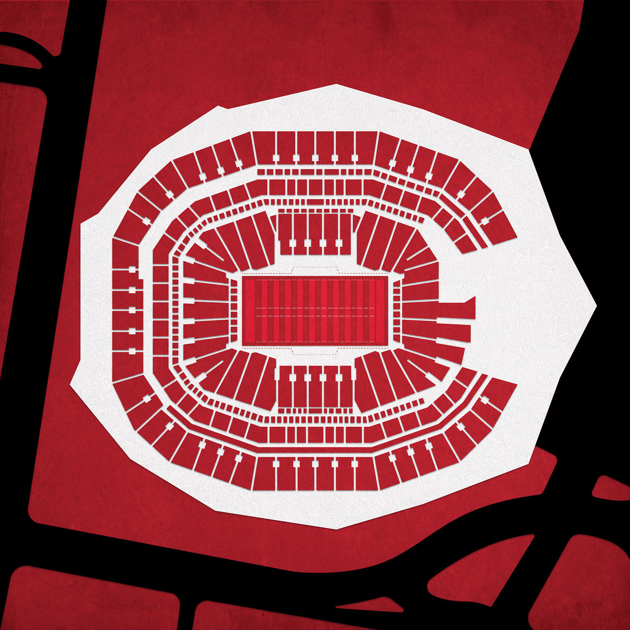 Mercedes-Benz Stadium, Atlanta Falcons football stadium - Stadiums of Pro Football1280 x 1280