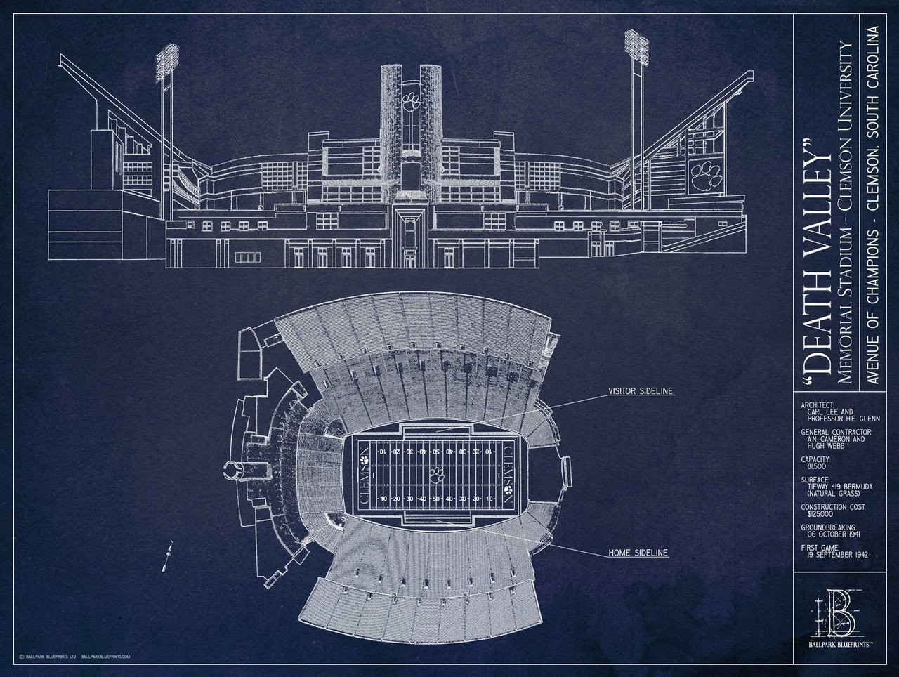 Death Valley Stadium Seating Chart