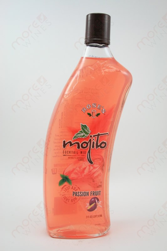 Rose's Mojito Passion Fruit Cocktail Mix 621ml MoreWines