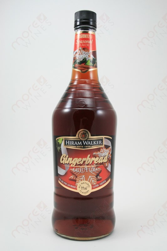 Hiram Walker Gingerbread Liqueur 1L MoreWines