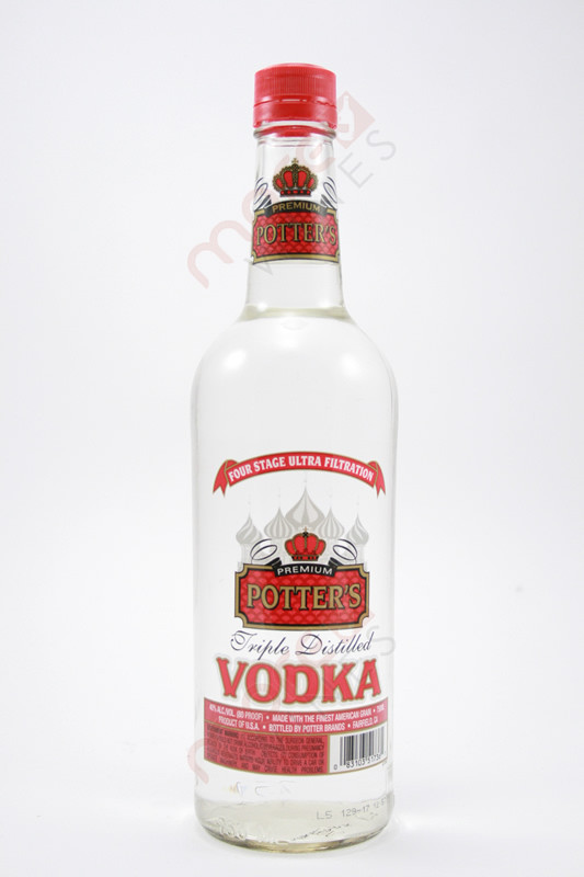 Potter's Vodka 750ml MoreWines