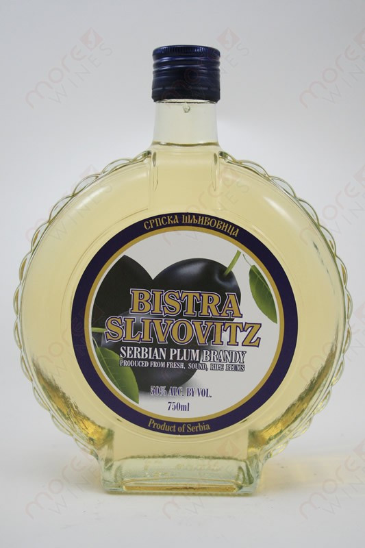 Bistra Slivovitz Serbian Plum Brandy 750ml MoreWines