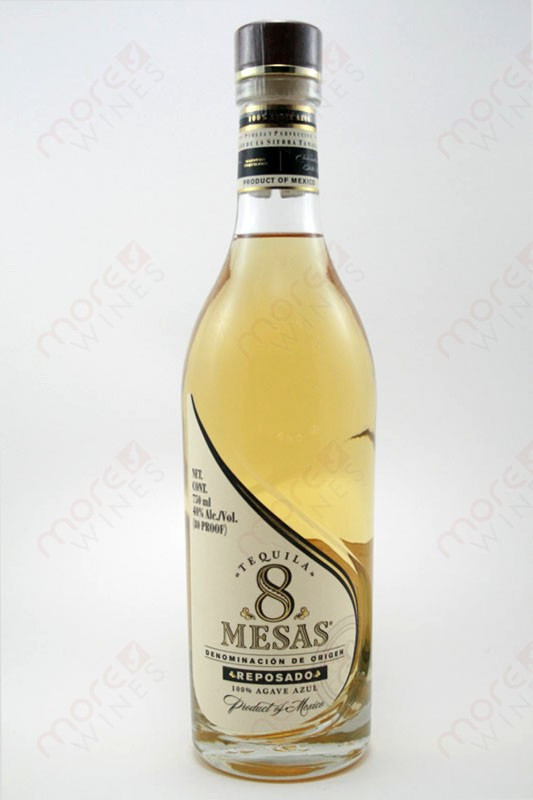 8 Mesas Reposado Tequila 750ml MoreWines