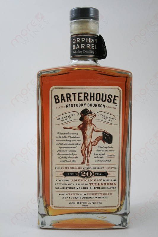 Orphan Barrel Barterhouse 20 Year Old Bourbon Whiskey 750ml MoreWines