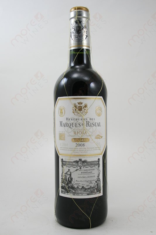 Herederos Del Marques De Riscal Rioja Reserva 2008 750ml MoreWines Herederos Del Marques De Riscal Rioja Reserva 2008 750ml MoreWines