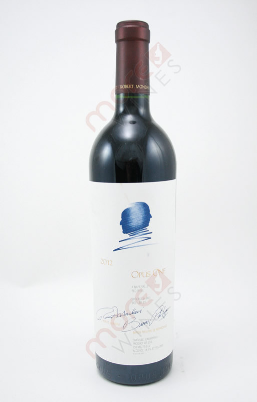 comaring opus one 2011 and 2012