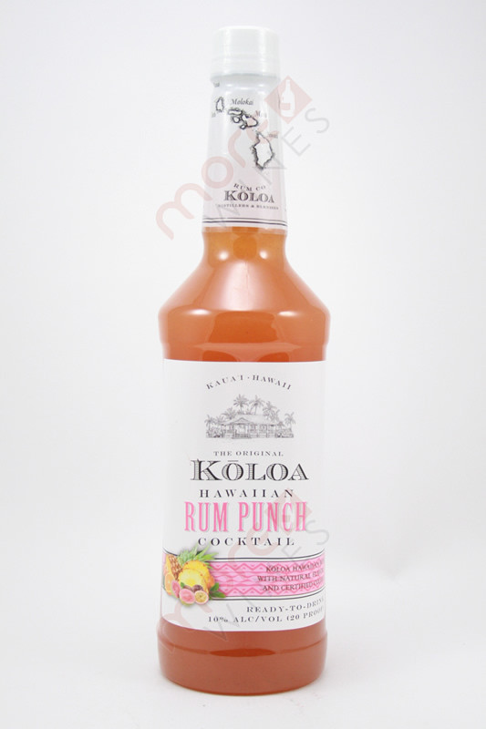 Koloa Hawaiian Rum Punch Cocktail 1L MoreWines koloa-hawaiian-rum-punch-cocktail-1l-morewines