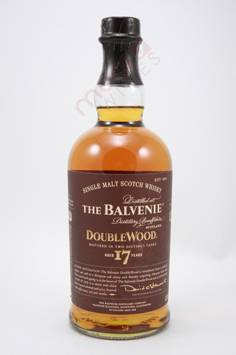 Balvenie single malt scotch whiskey