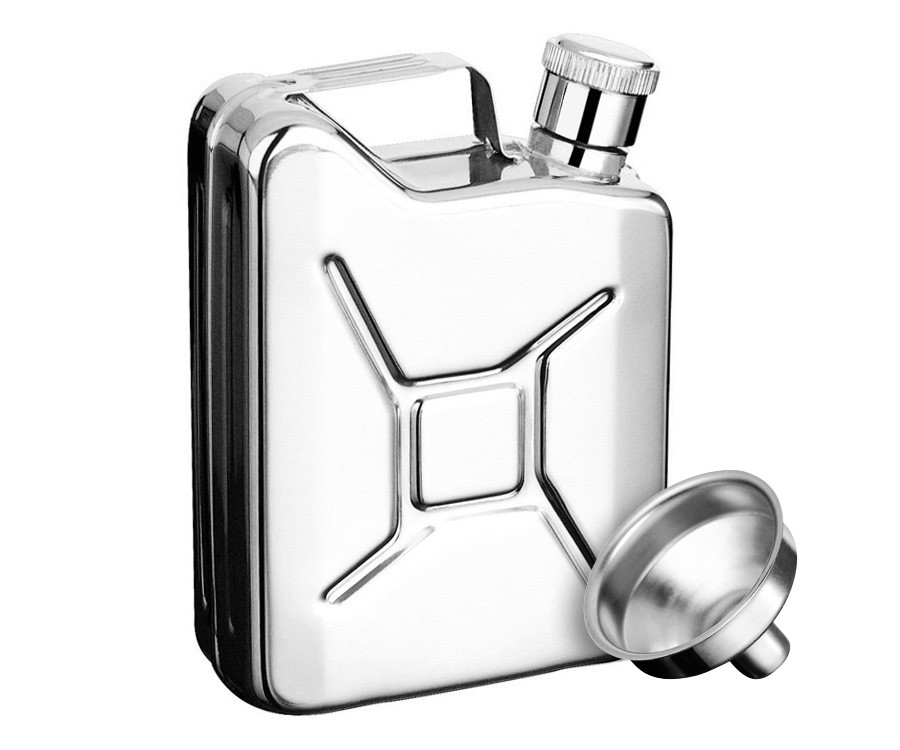 Savoir Flask Polished Jerry Can 6oz (FPJC6Z) House of Knives