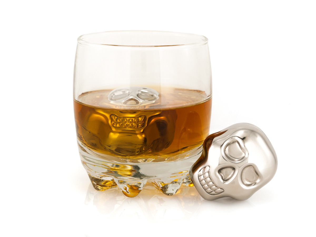 Savoir Skull Stainless Steel Whiskey Stones (SA0015) House of Knives