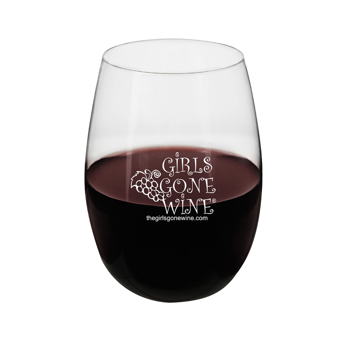 Customised Aire Flexible Stemless Wine Glass