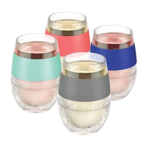 Freeze cooling wine cups