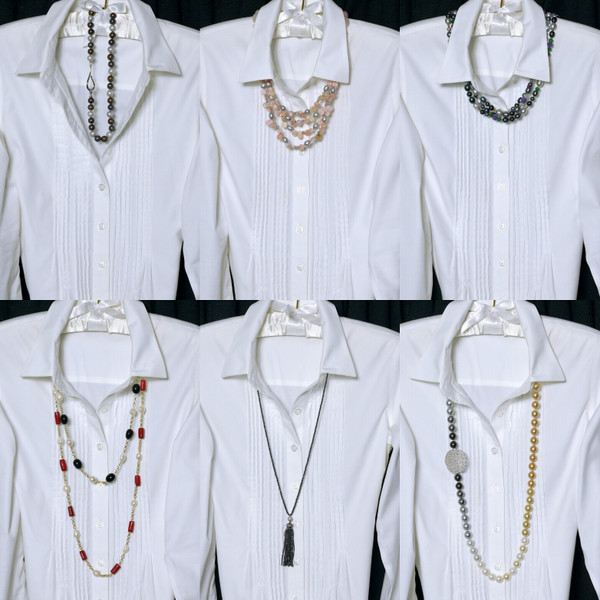 Stylin a Classic White Blouse with NAUGHTON BRAUN Pearls
