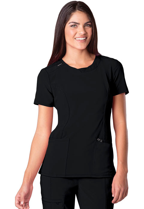 Infinity 2624 Round Neck Antimicrobial Scrub Top For Women