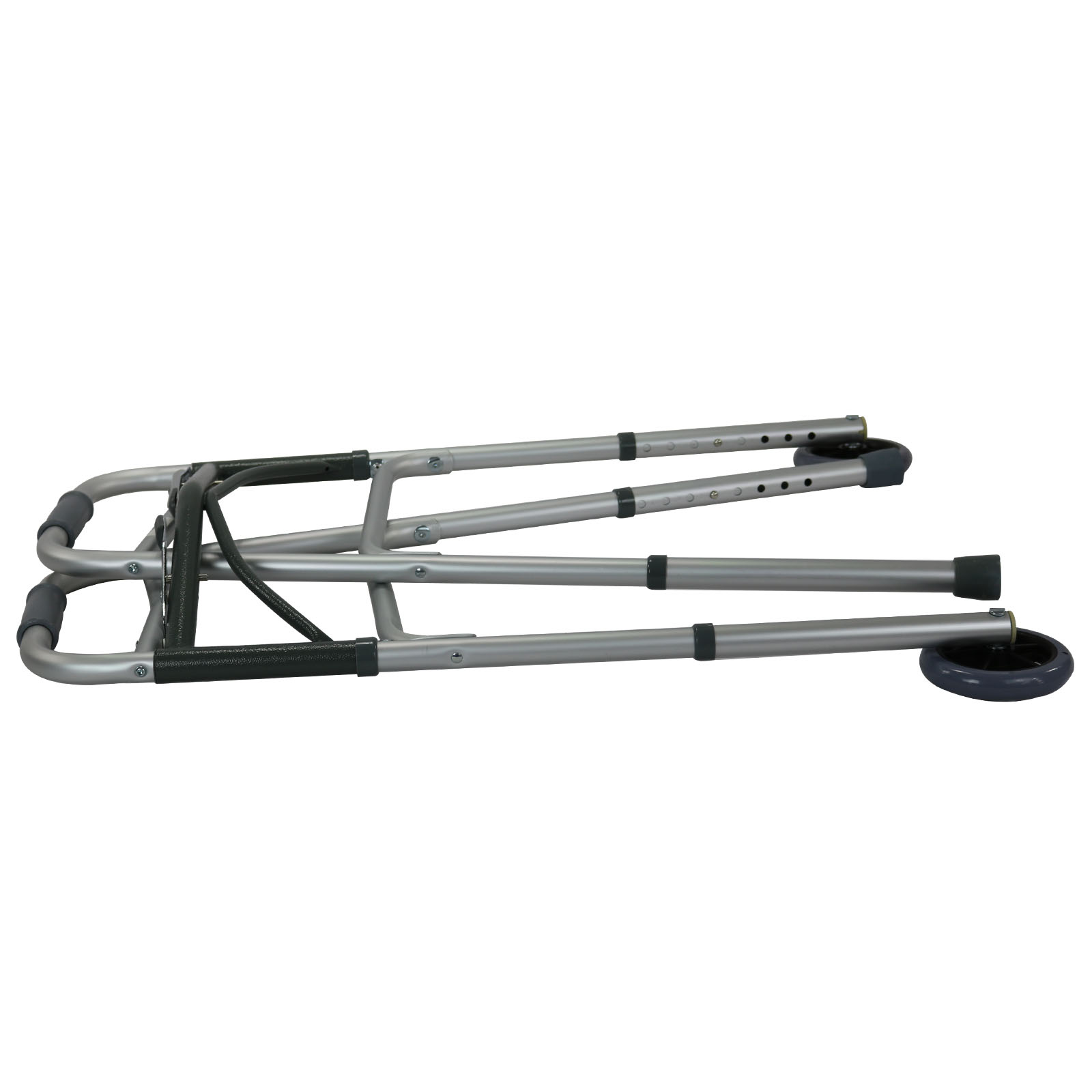 Aluminium Walker Height Adjustable Walking Frame Zimmer 2 Wheels