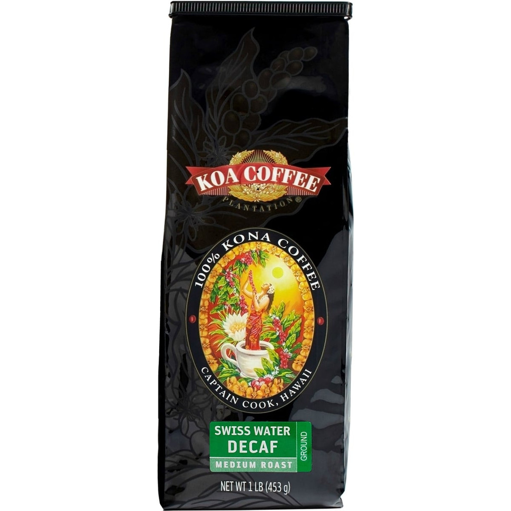 Swiss Water Decaf Ground Kona Coffee
