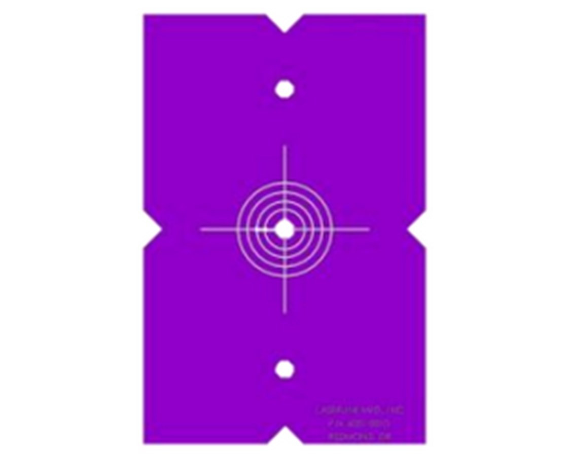laserline quad 1000 target template 2 pack kara company inc